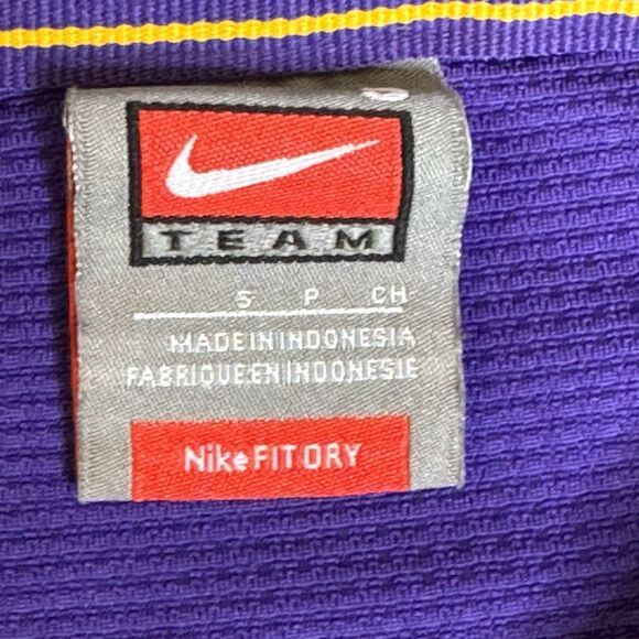 Nike Purple Gold Fit Dry Polo Shirt Men’s Small Short Sleeve Performance - Picture 3 of 7